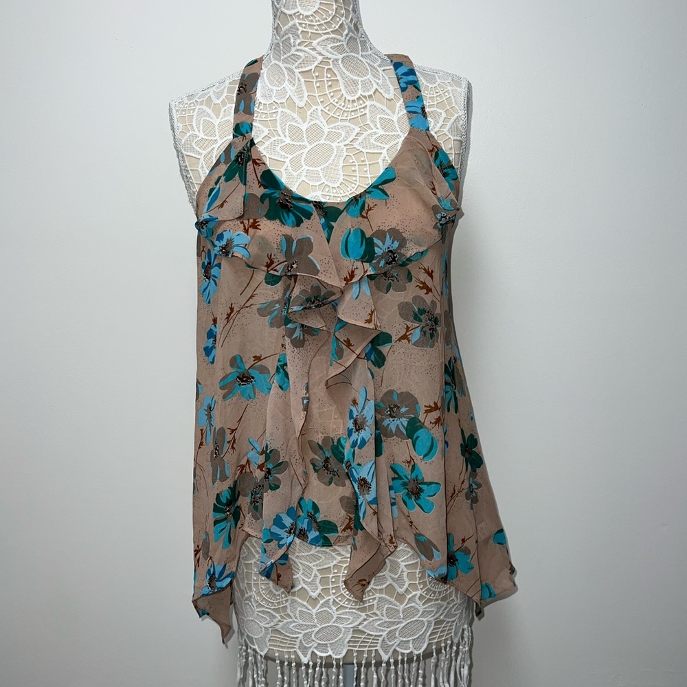 Sheer Tan Top - Medium